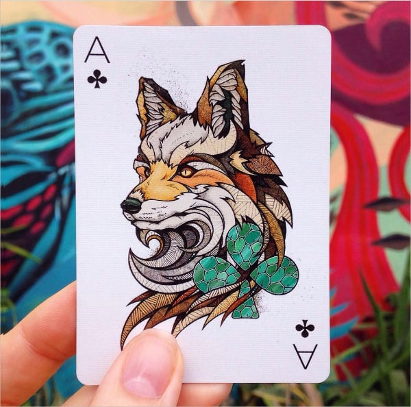 berlin fox playing cards