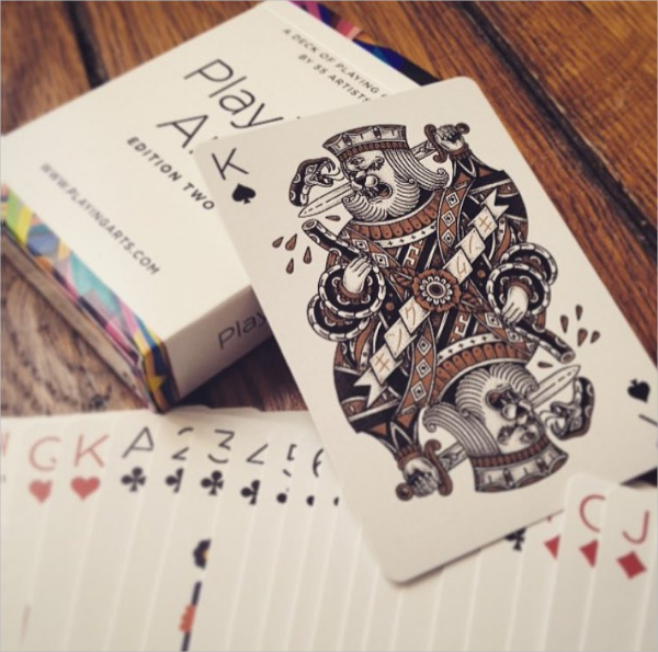 king playing cards