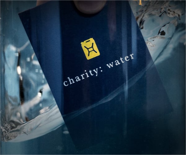 charity water playing cards