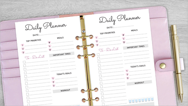 daily meal planner templates