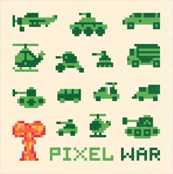 pixel war set