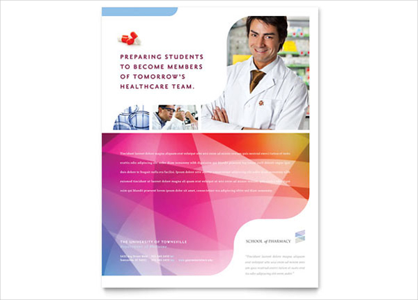 pharmacy school flyer template