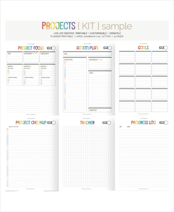 Project Plan Template 12 Free Word PSD PDF Documents Download