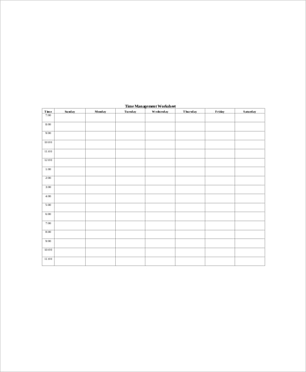 best daily college planner for worksheet