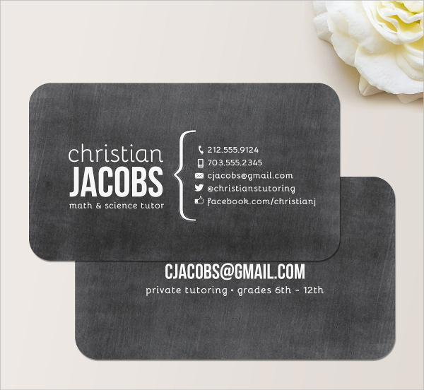 chalkboard business card1
