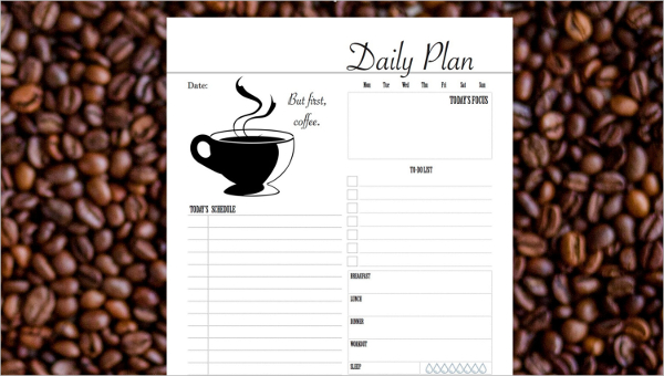 home school daily planner templates