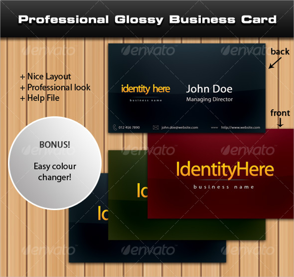 23+ Glossy Business Cards - Free PSD, AI, EPS Format Download