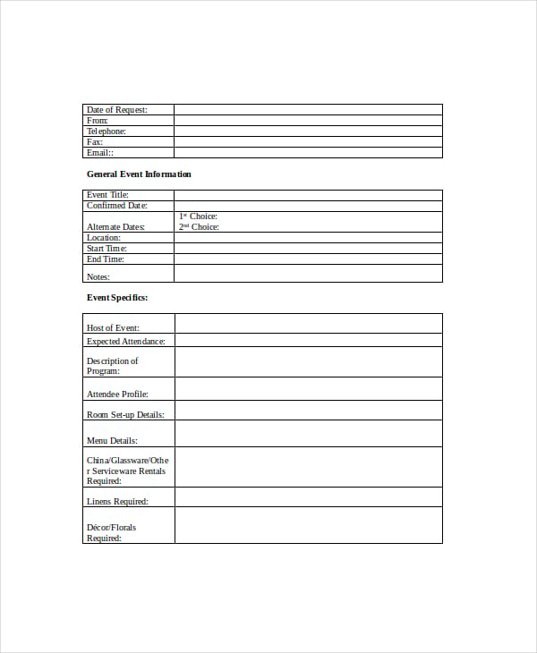 Catering Proposal Template - 9+ Free Word, PDF Documents Download