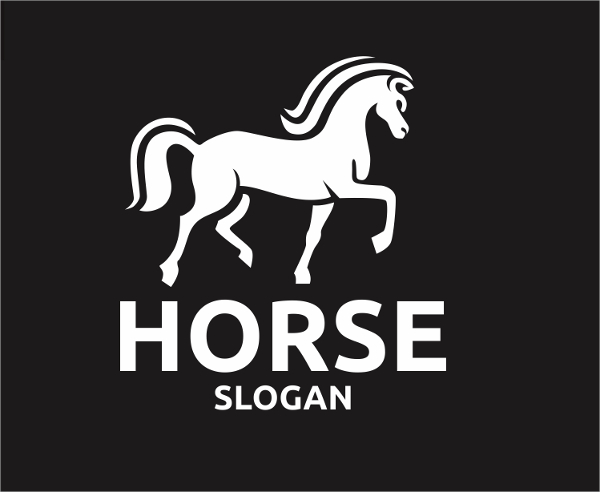 unique horse logo