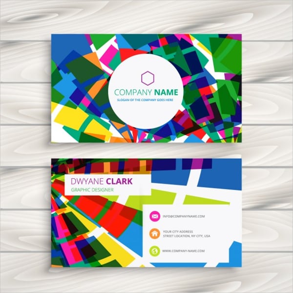 free funky business card template