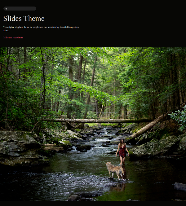 community artist dark tumblr theme