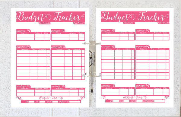printable daily budget planner template1