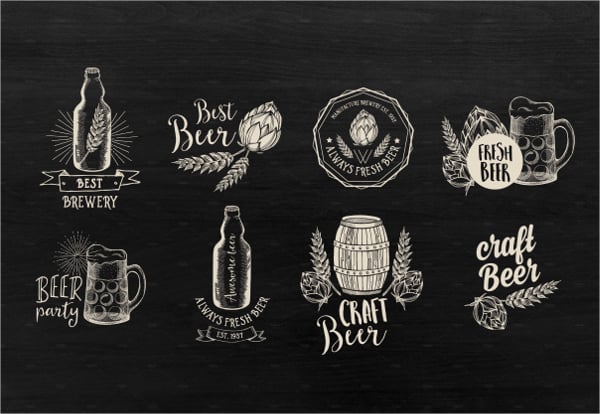 beer logos labels