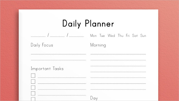 Premium Vector  Daily planner schedule for day with goals notes