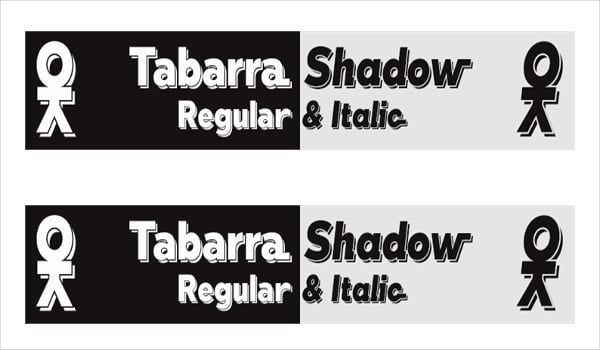 tabarra shadow font