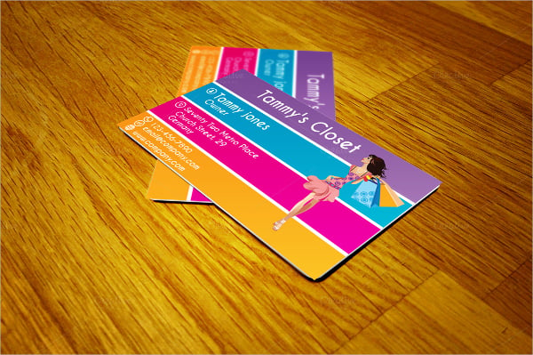 colorful business card template