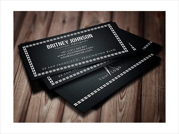 fashion designer business card