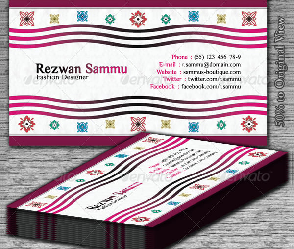 boutique business card template