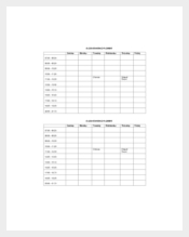 Daily Class Schedule Planner