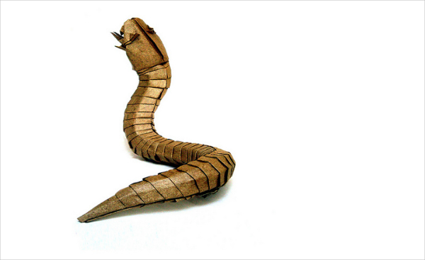 snake paper art