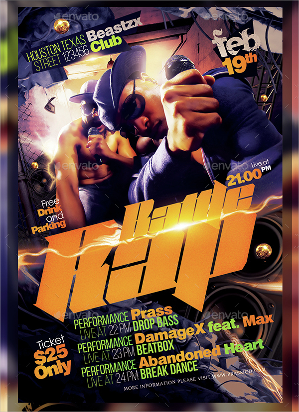 23+ Hip Hop Flyer Templates Word, PSD, Publisher