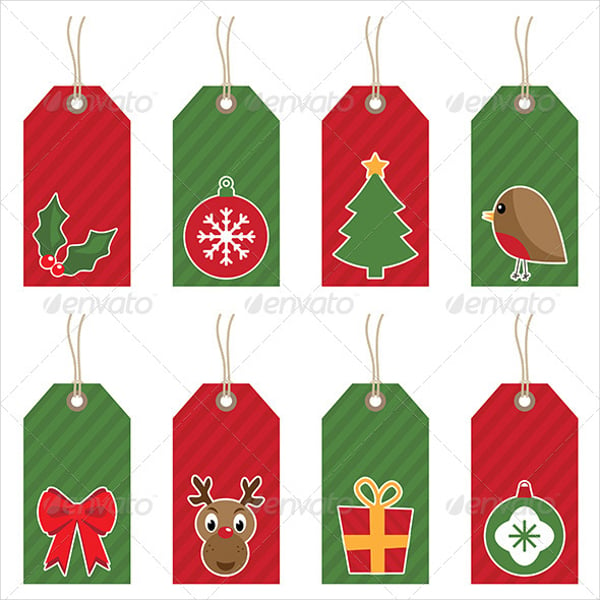 collection of printable christmas gift tags