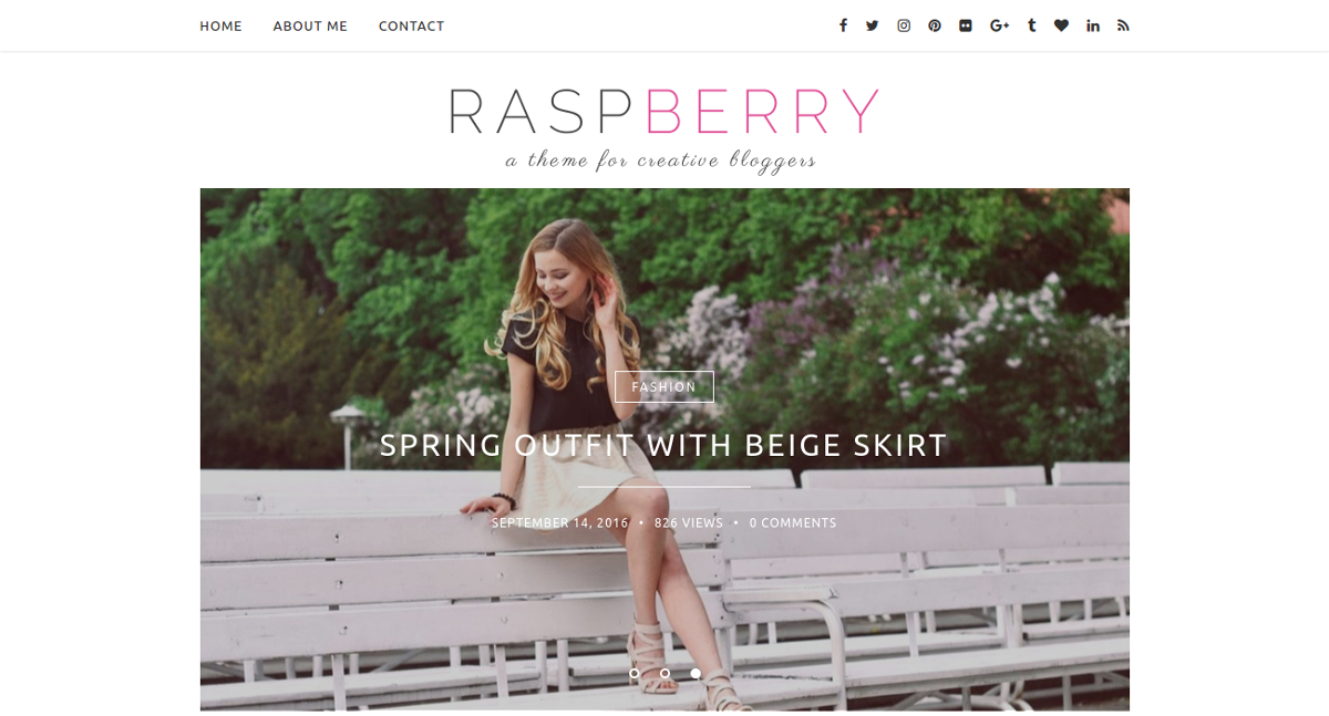Lifestyle Blog Shop WordPress Theme $39