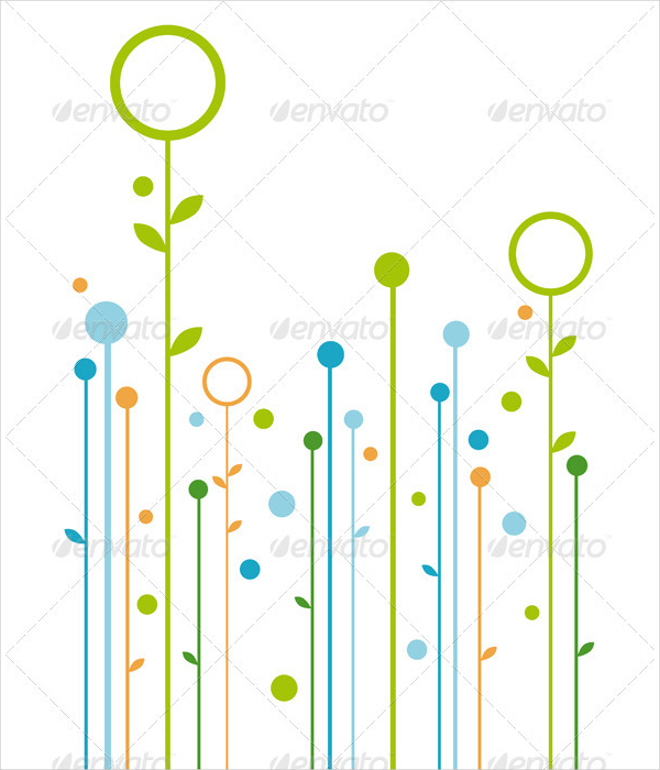 abstract floral vector