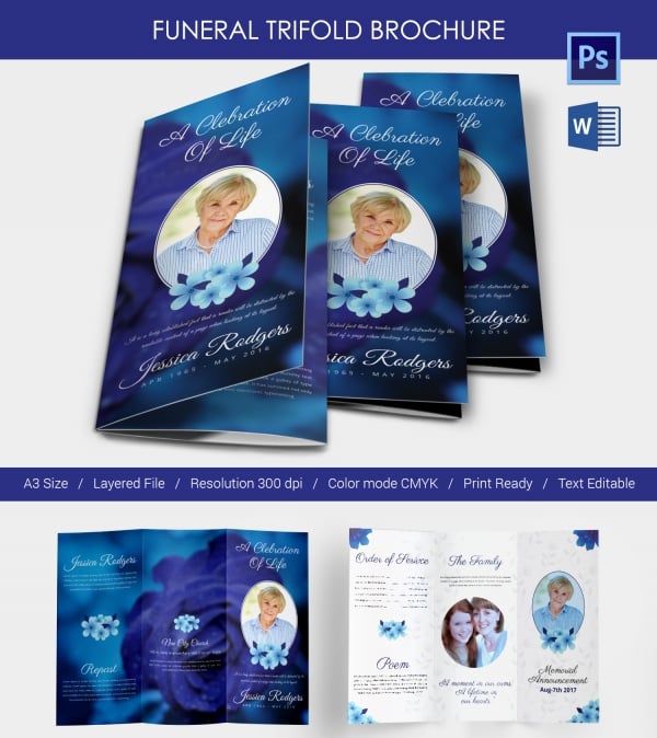 17+ Funeral Trifold Brochure Templates Word, PSD Format Download