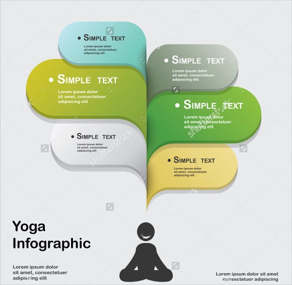 infographic yoga flyer