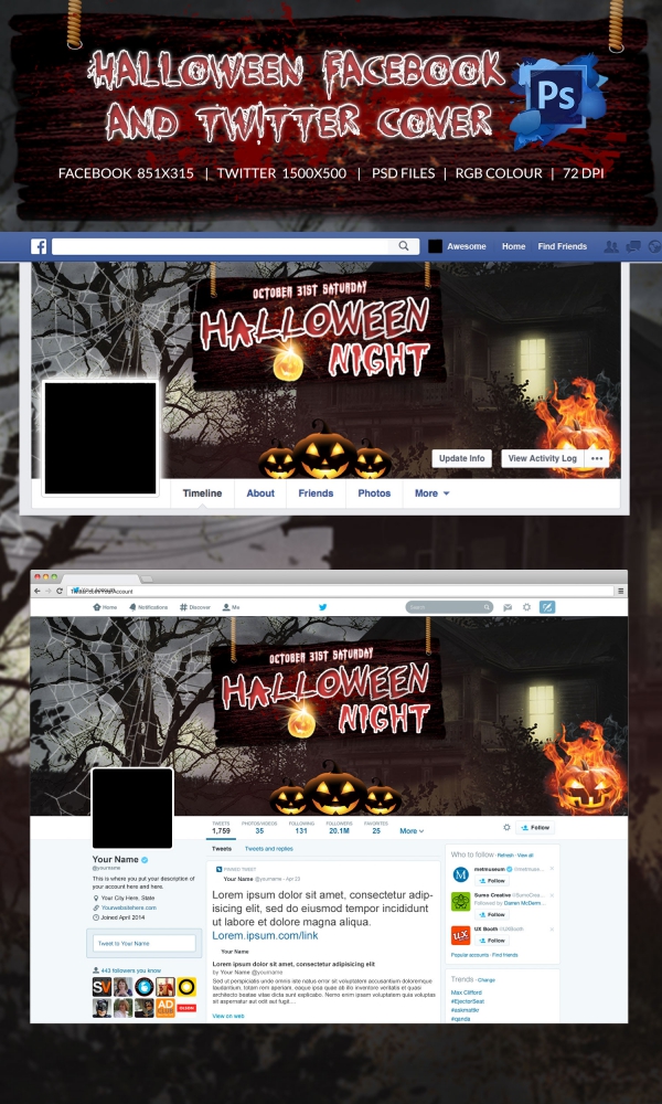 creepy cover photos for facebook