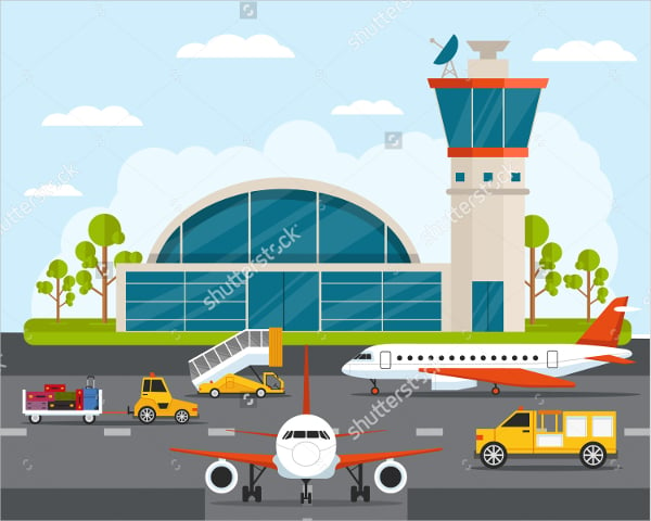 21+ Airport Art Illustrations