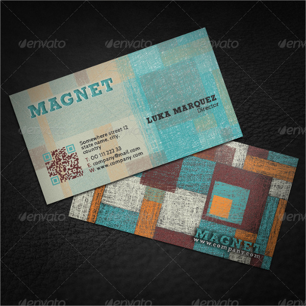 creative magnet business card