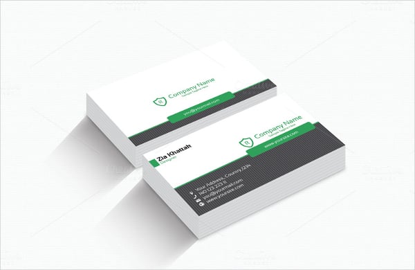 simple magnetic business card