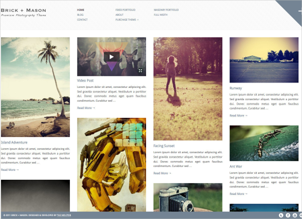 24+ Photography Blog Themes & Templates