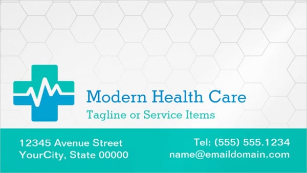 health care magnetic business card