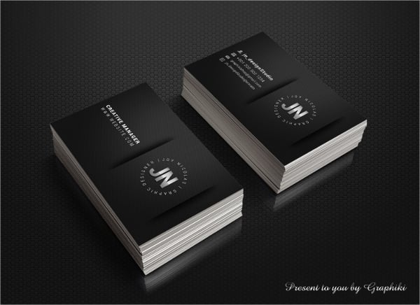 easy to edit business card