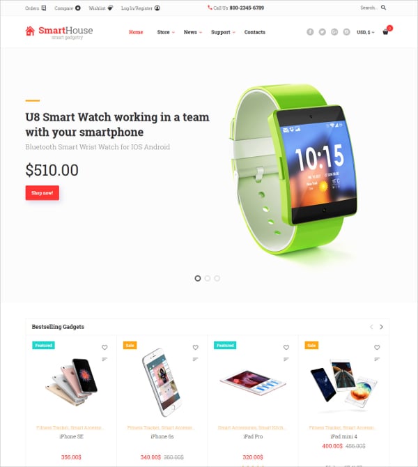electronic devices accessories gadgets woocommerce theme