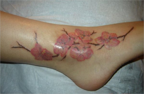 cool tattoo for the foot