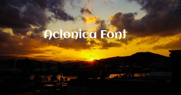 aclonica-font