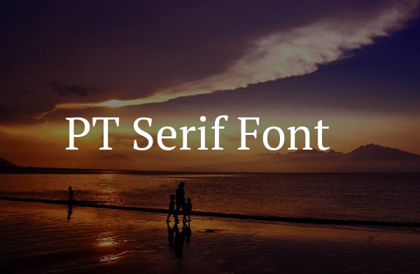 pt serif font