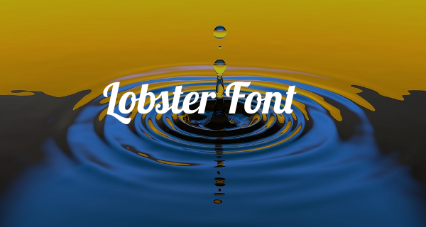 lobster font