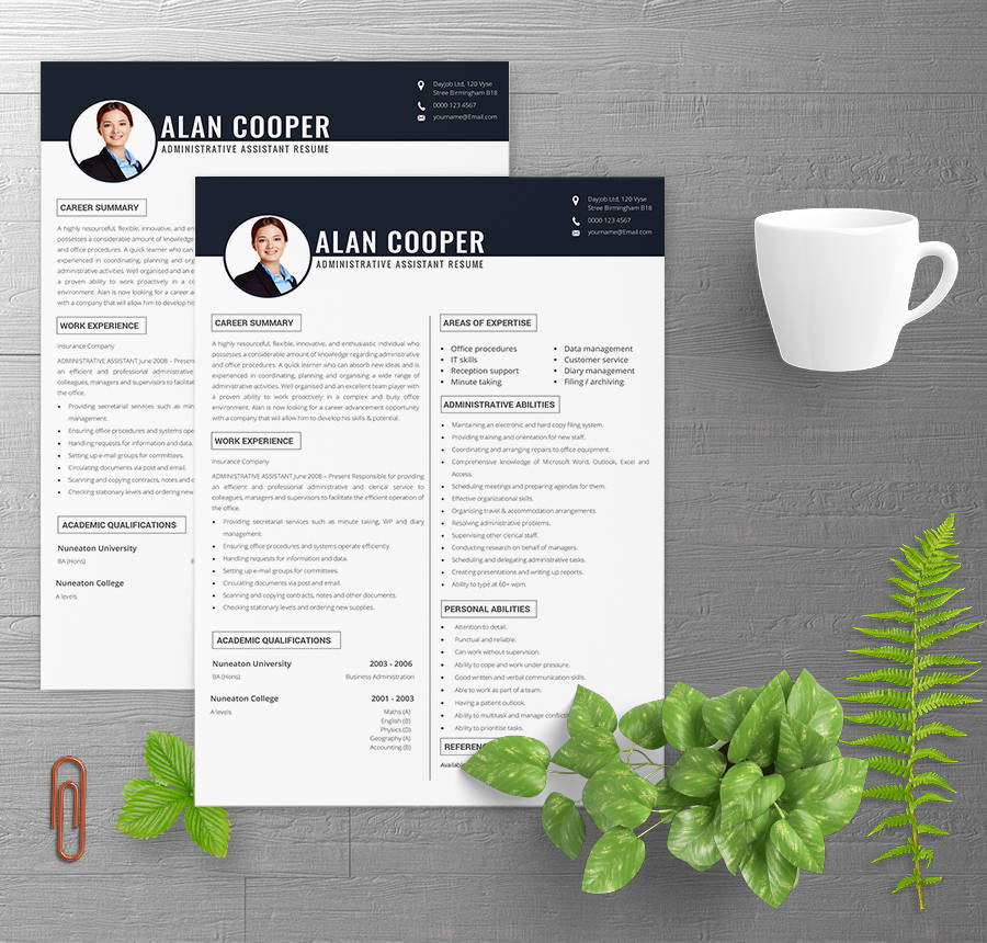 administrative assistant resume template