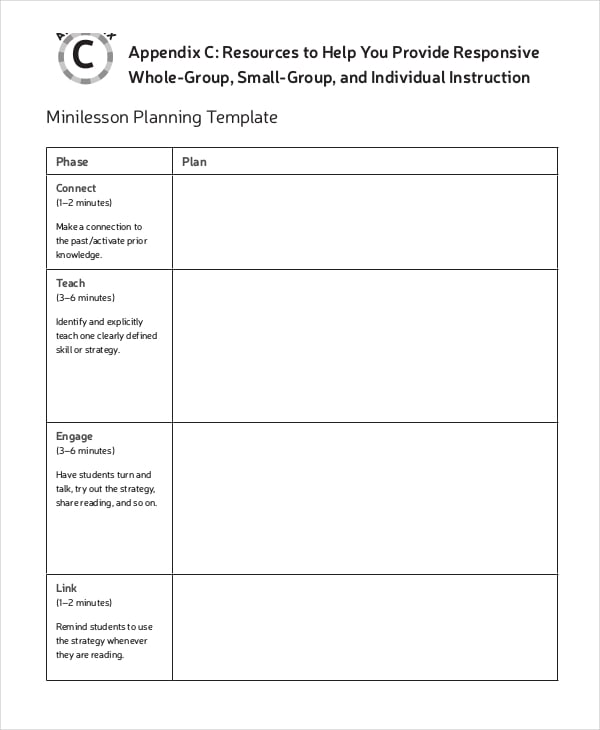 Lesson Plan Template 14+ Free Word, PDF Documents Download