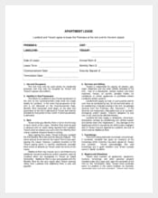 Apartment Lease Template
