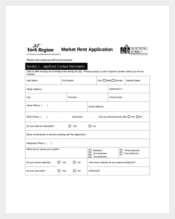 Market Rent Application Form