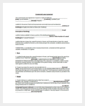 Commercial Rental Lease Agreement Template