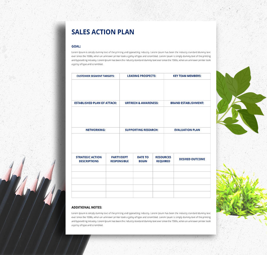 10 Free Sales Plan Templates Word Apple Pages Google Docs