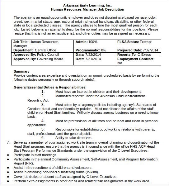 19 Job Description Templates Pdf Docs 1857