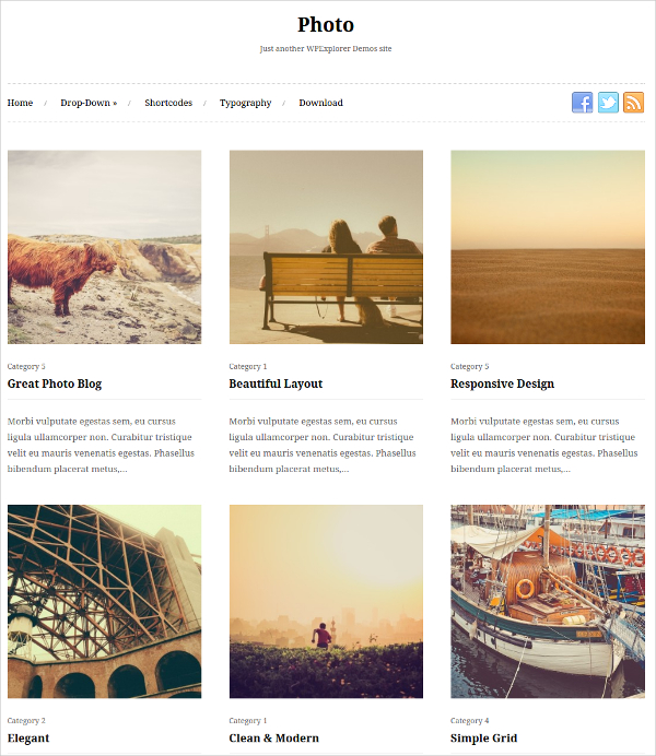 21+ Photo Gallery WordPress Themes & Templates
